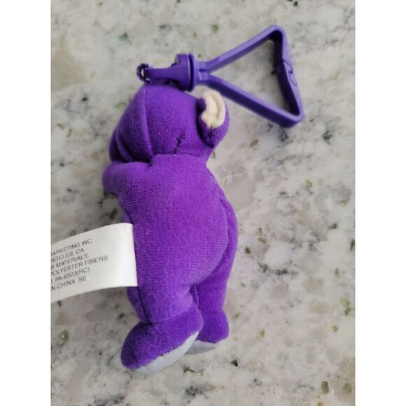 Teletubbies 5" Tinky Winky Key Chain; Backpack Clip/Zipper Pull PURPLE McDonalds - Picture 5 of 7